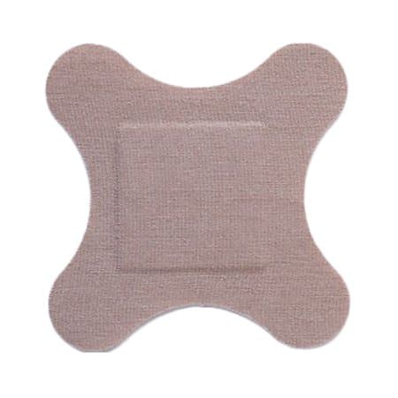 Flex-Band Adhesive Strip Tan 4-Wing Sterile, 3 x 3 Inch - Box of 50 - Image 1