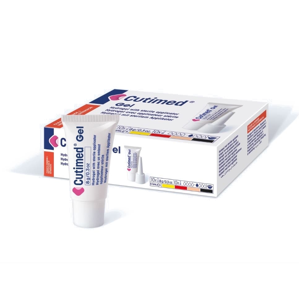 Cutimed Sterile Hydrogel, 8 g, Sterile - Box of 10 - Image 1