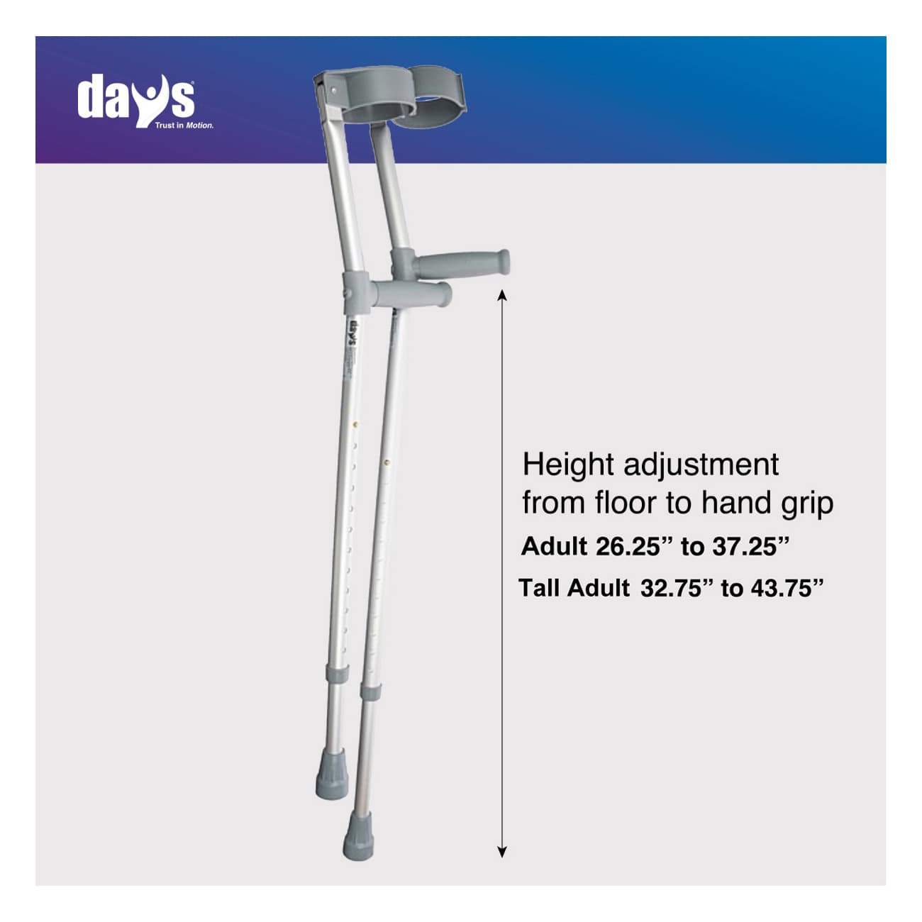 Days Forearm Crutches - Image 2