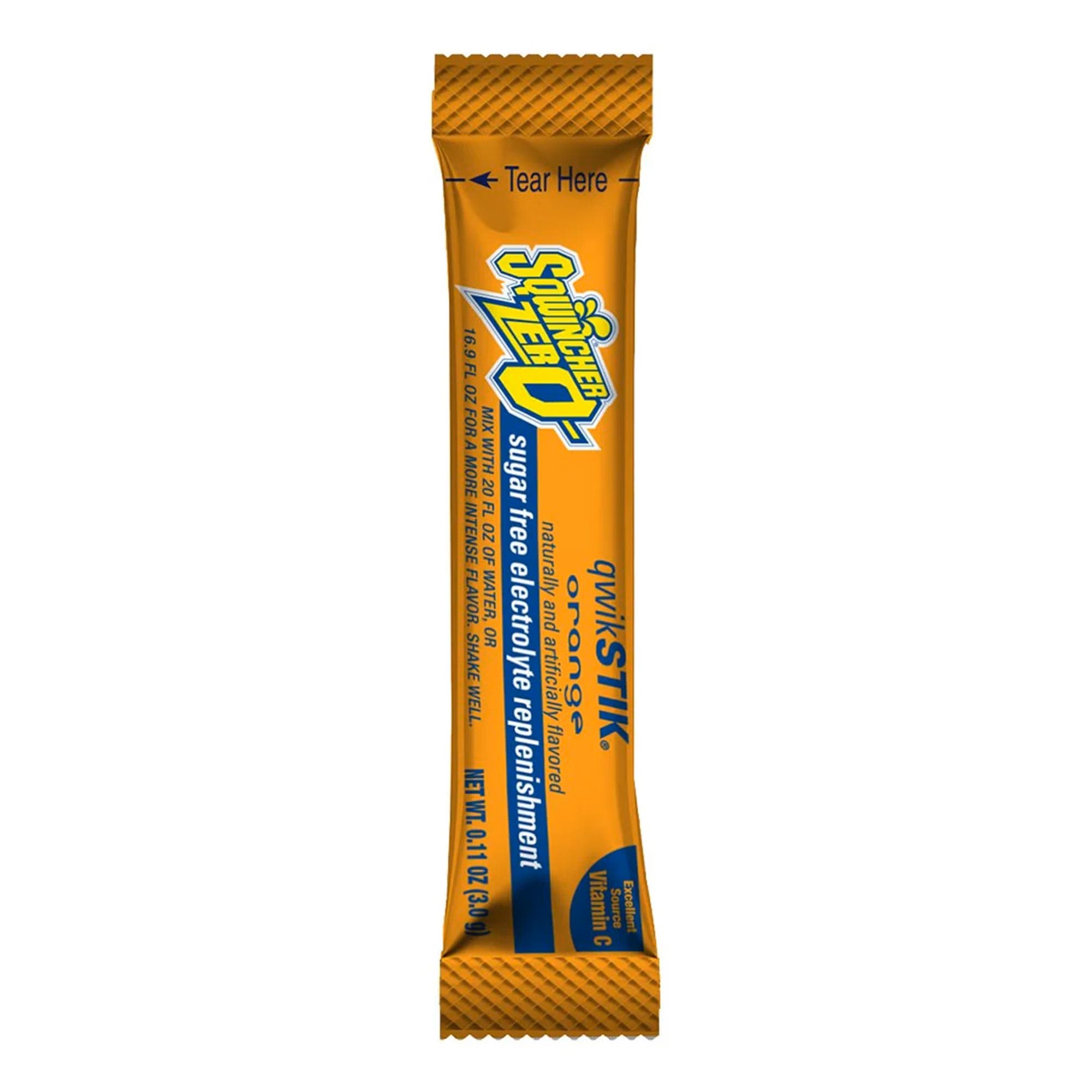 Sqwincher Quik Stik Zero Electrolyte Replenishment Drink Mix