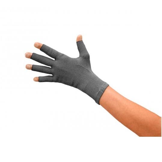L&R ExoSoft Glove, 20-30 mmHg, Black, Full Finger, Extra Large - Image 1