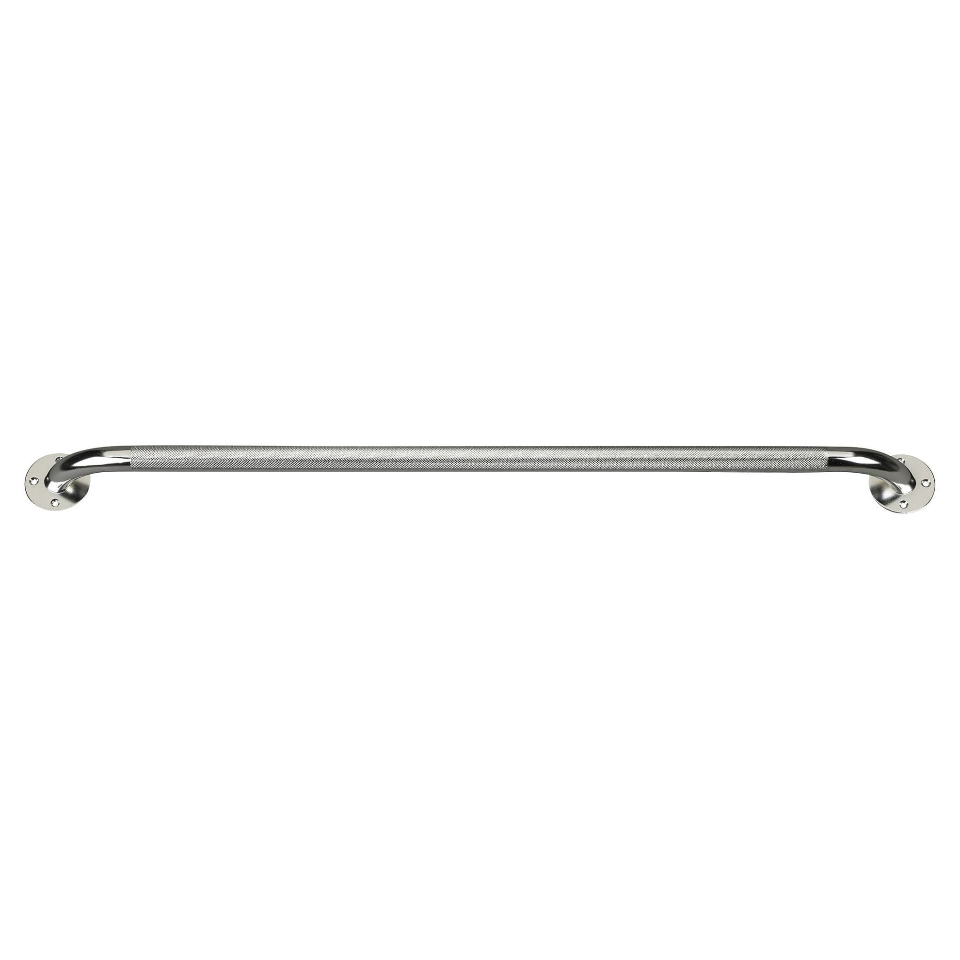 Drive Chrome Knurled Grab Bar, Wall Mounted, 32 Inch - Box of 3 - Image 1