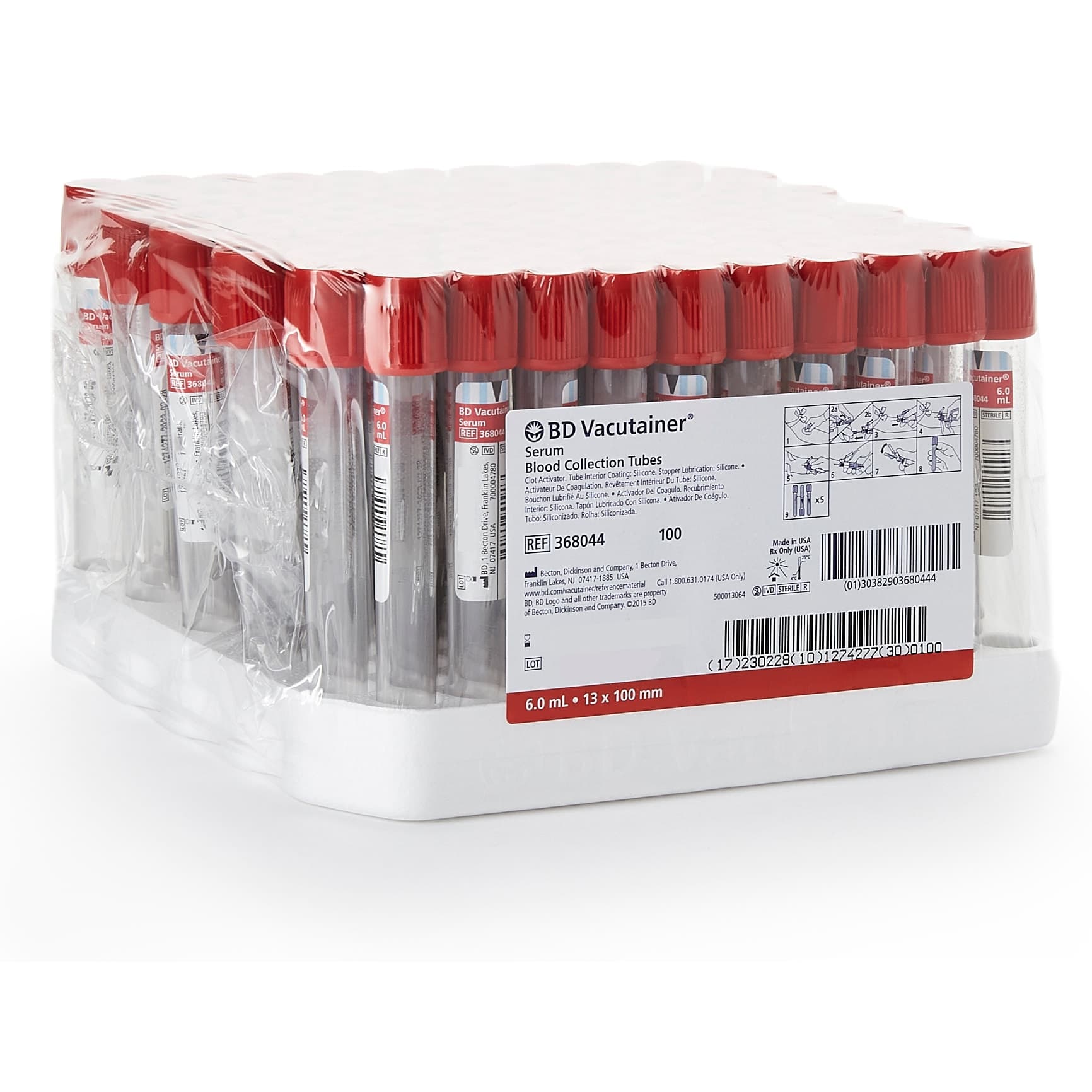 BD Vacutainer Plus Venous Blood Collection Tube Clot Activator - Image 2