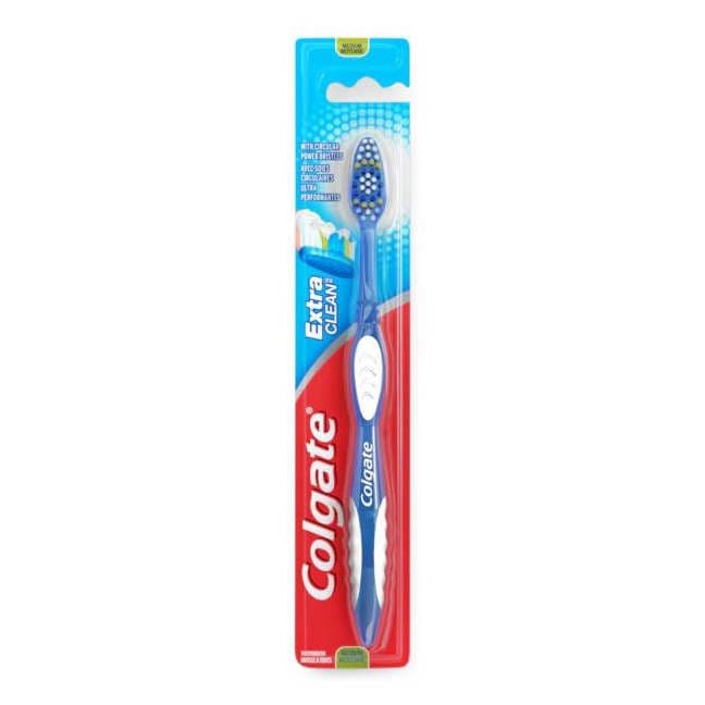 Colgate Extra Clean Toothbrush, Medium - Case of 72 - Image 1