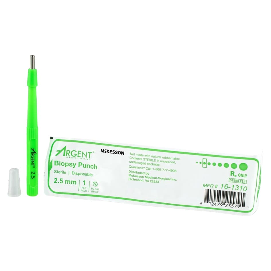 McKesson Argent Biopsy Punch, Dermal, 2.5 mm - Each - Image 1