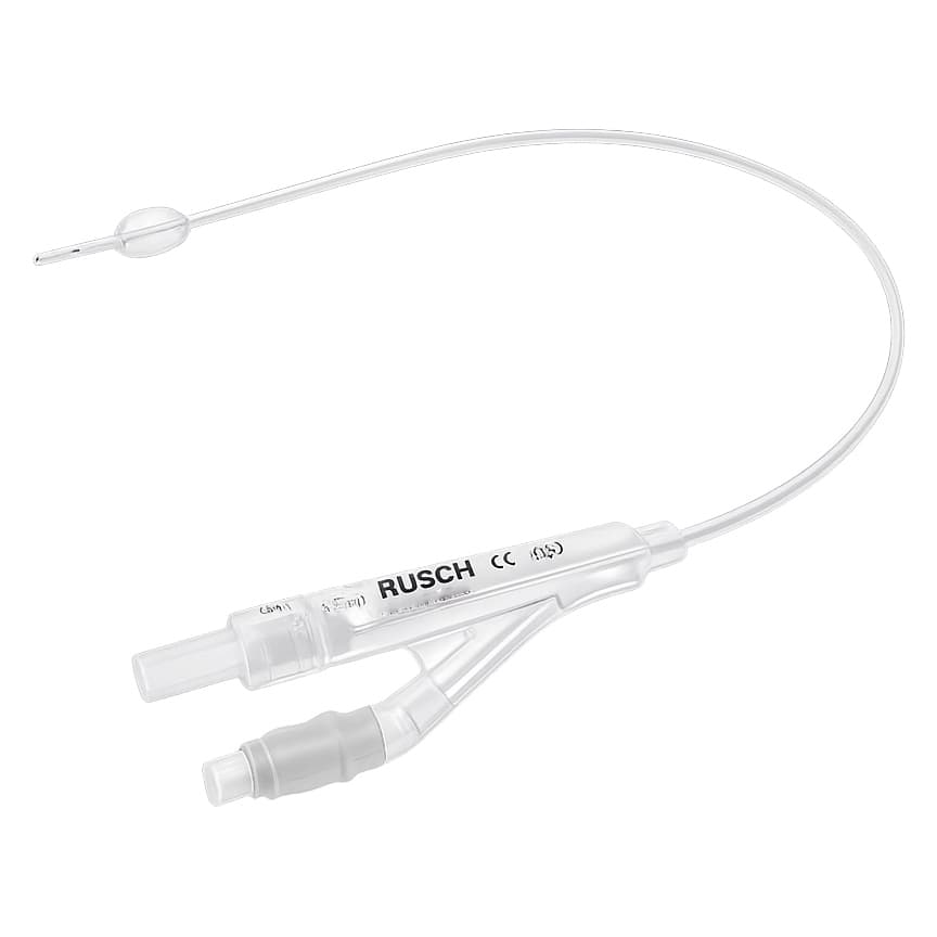 Rusch Silkomed 100% Silicone 2-Way Foley Catheter, 26 Fr - Box of 10 - Image 1