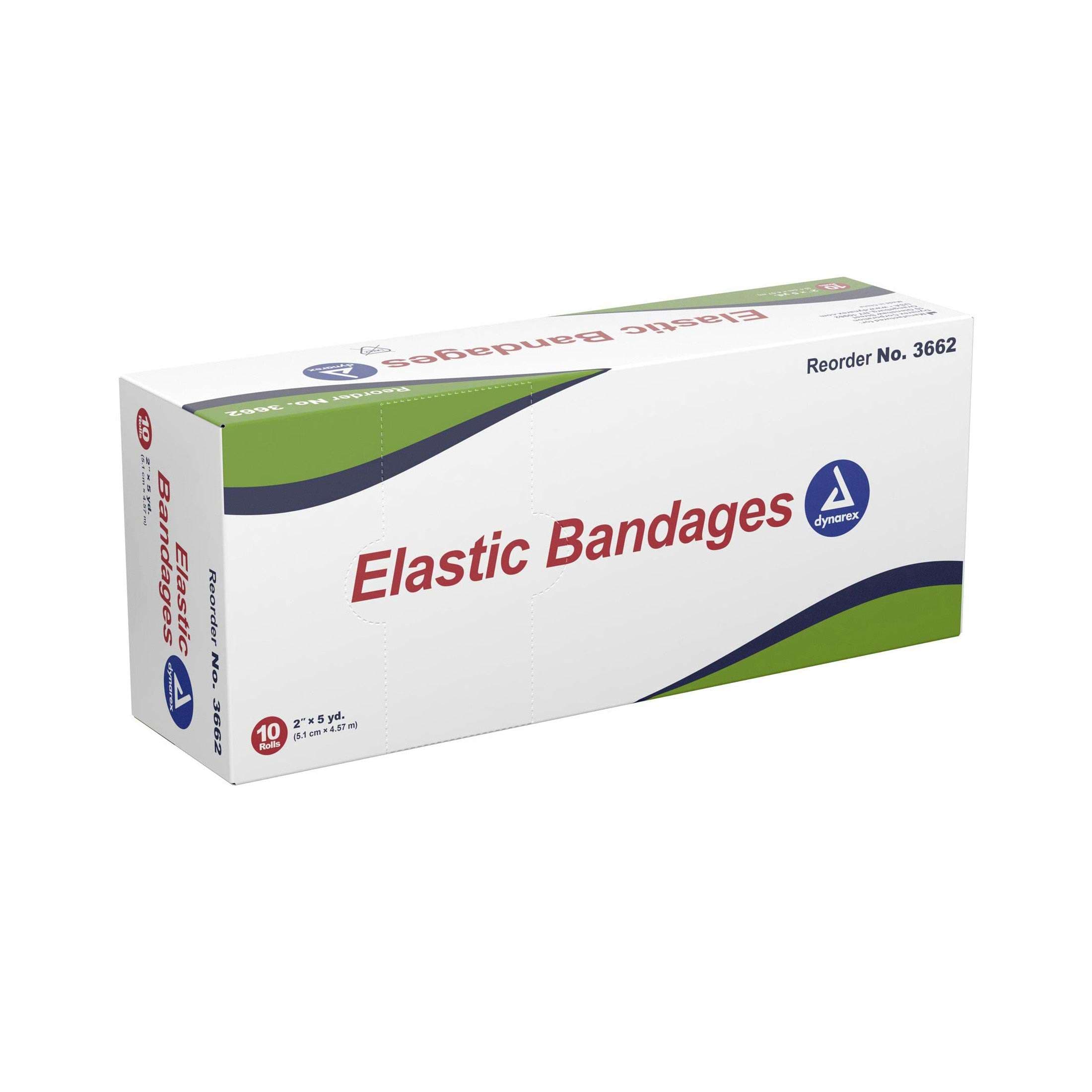 Dynarex Elastic Bandage, 2 Inch x 5 Yard - Case of 50 - Image 1