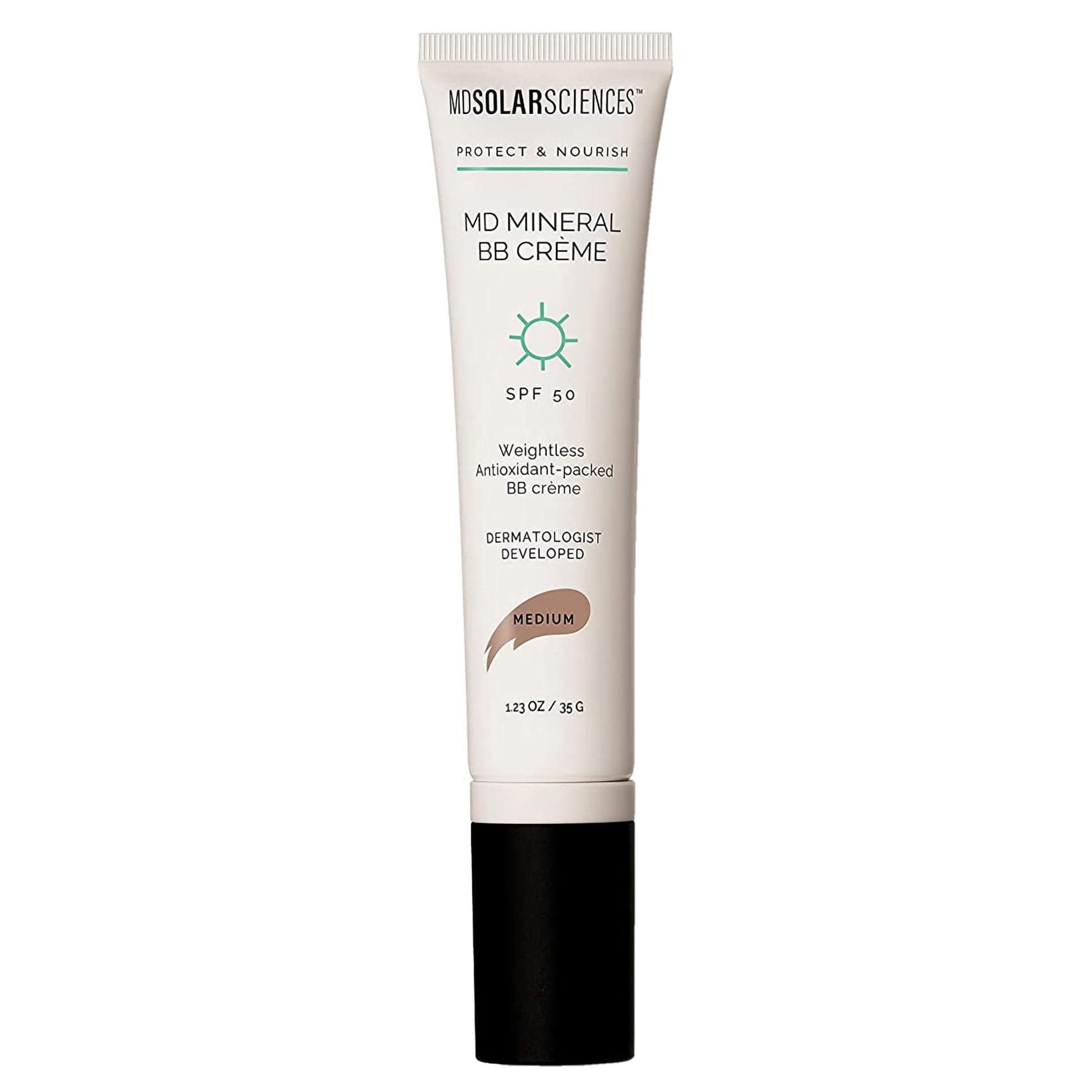 MDSolarSciences MD Mineral BB Creme Medium SPF 50, 1.23 oz - Package of 3 - Image 1