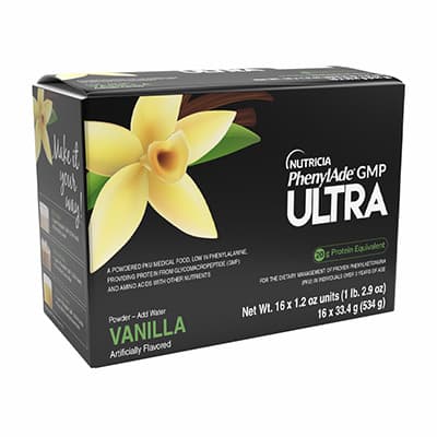 PhenylAde GMP Ultra Oral Supplement Powder, Vanilla - Each - Image 1