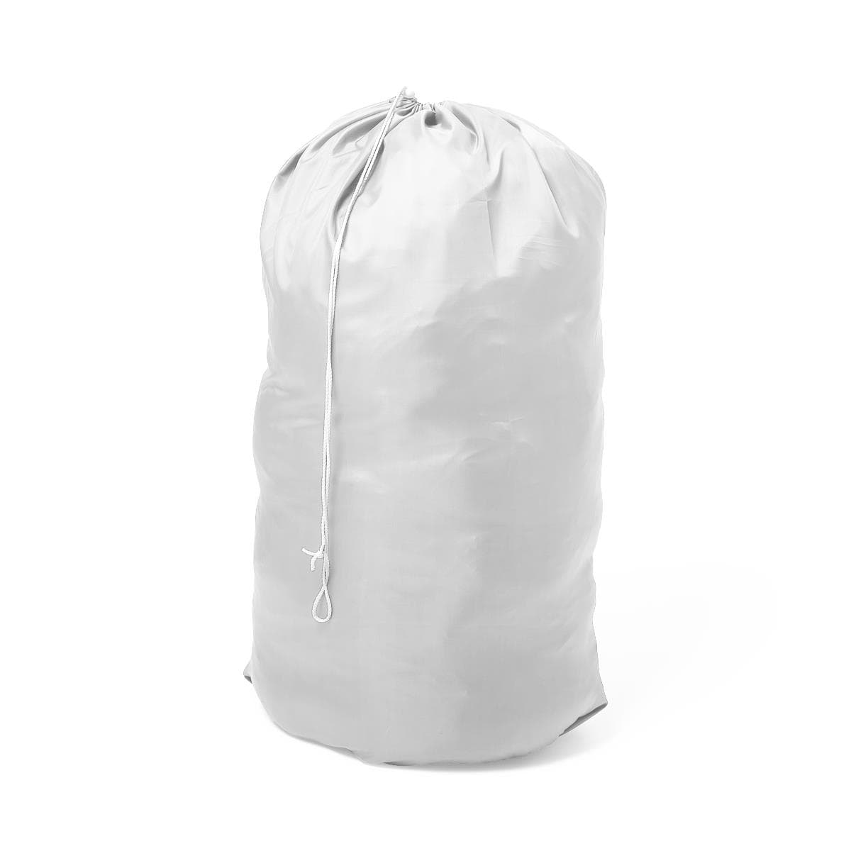 Medline 200 Denier Nylon Hamper Bag with Drawcord, 18", White - 1 Dozen - Image 1