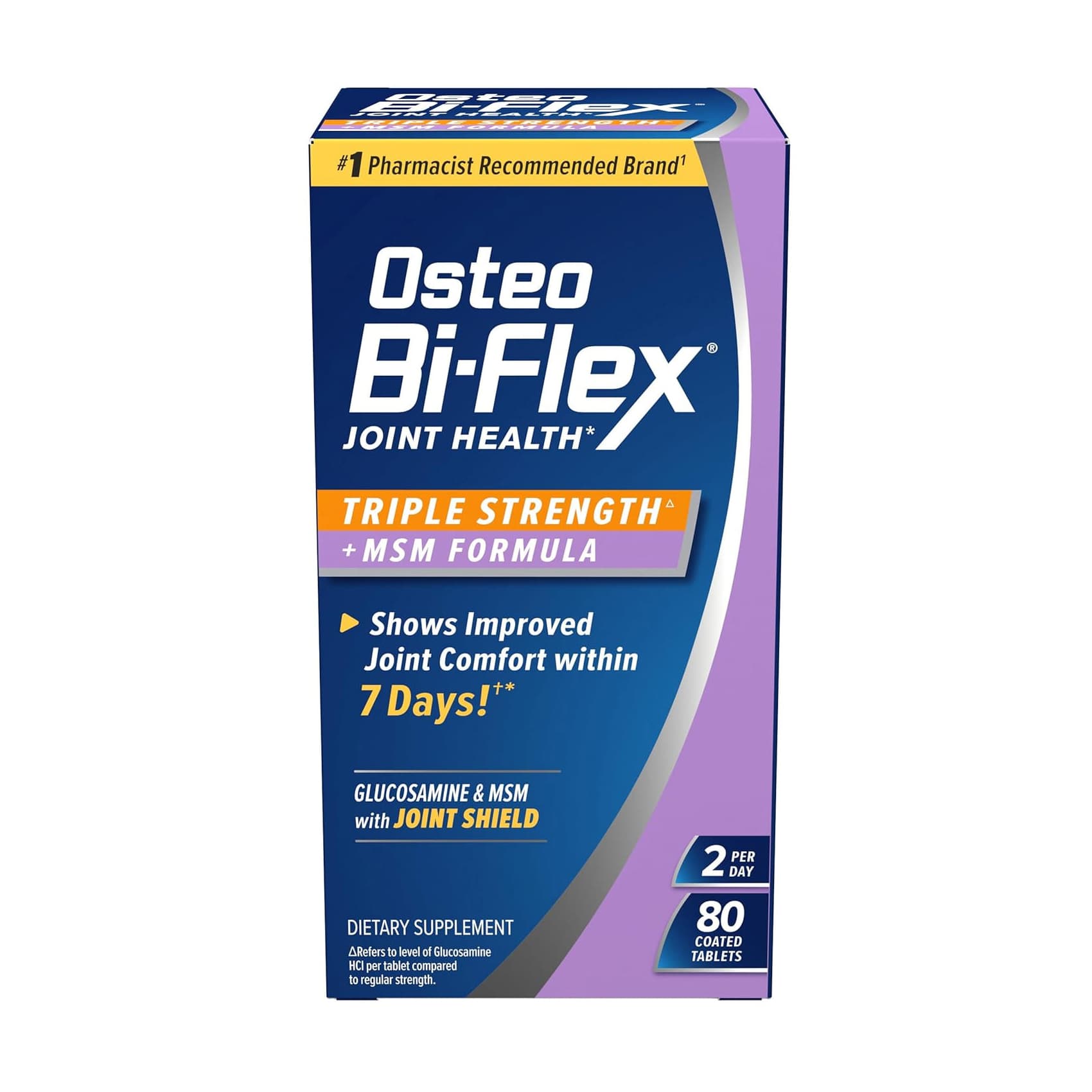 Osteo Bi-Flex Triple Strength w/ MSM Caplets - Pack of 80