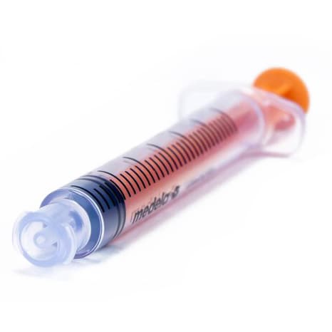 Medela Low Dose Enteral Syringes with ENFit Connectors, 3 mL - Case of 100 - Image 1