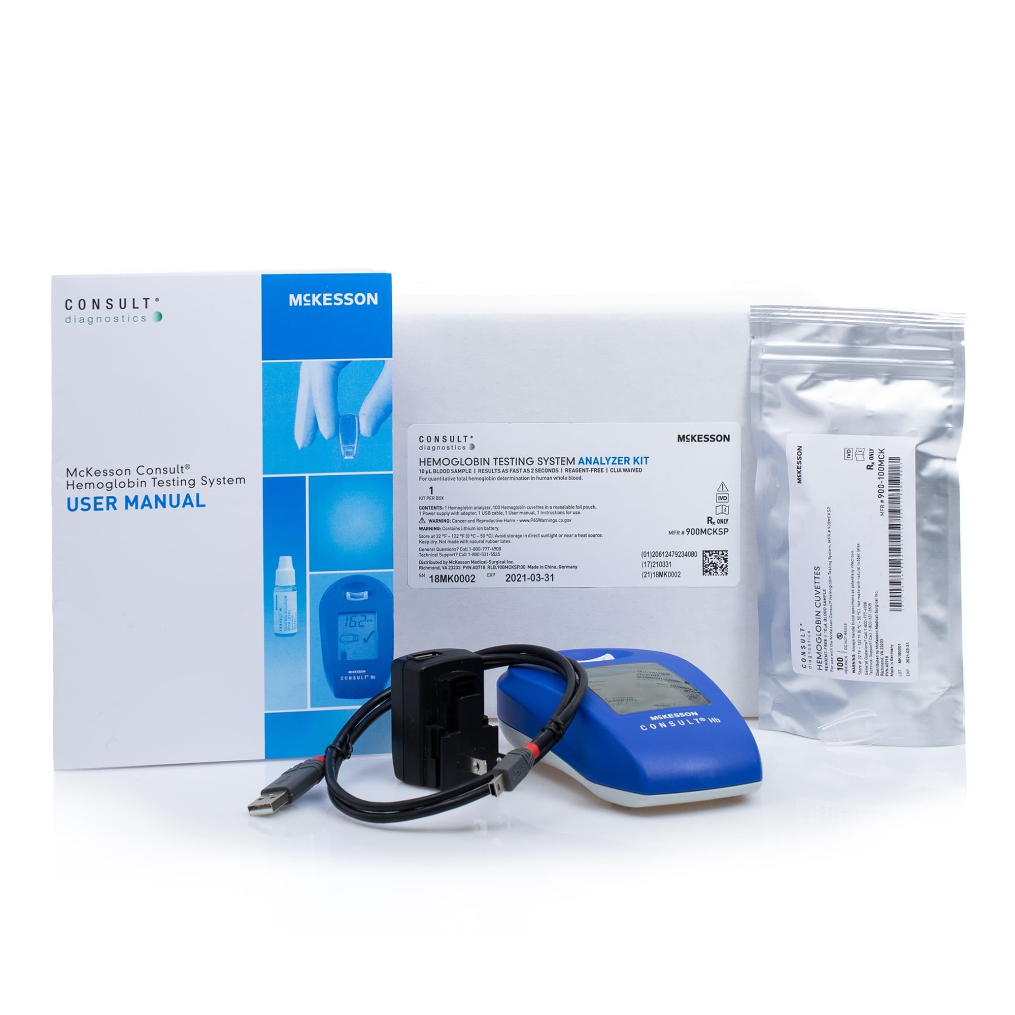 McKesson Consult CLIA Waived Hemoglobin Analyzer - Image 1