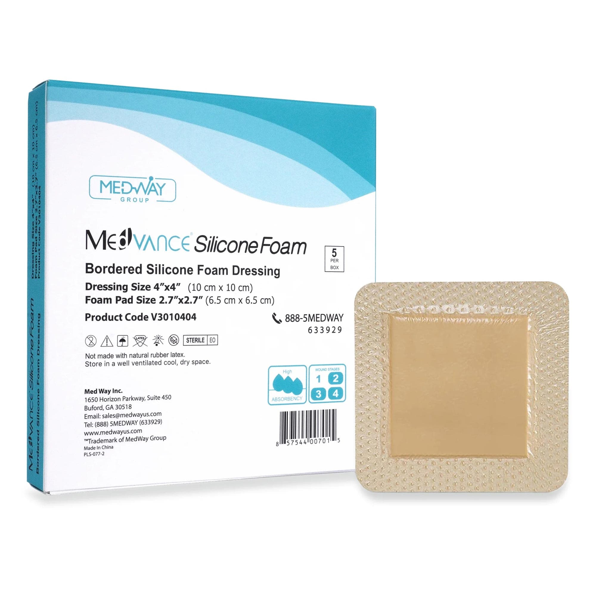 MedVance Bordered Silicone Foam Dressing