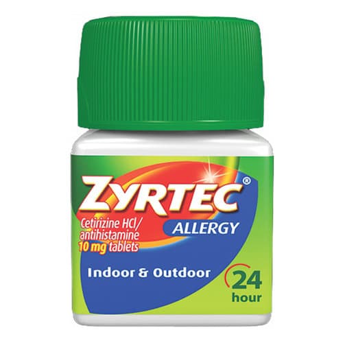 Zyrtec 24 Hour Allergy Relief Tablets, 10 mg - Bottle of 5 - Image 1