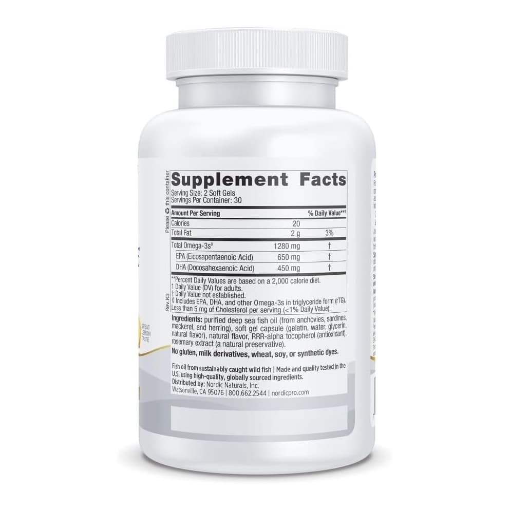 Nordic Naturals ProOmega Dietary Supplement - Image 3