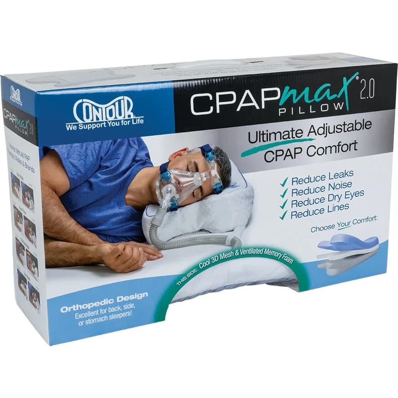 Contour CPAP Max Pillow 2.0, 20 x 13 x 5.8 Inch - Case of 4 - Image 1