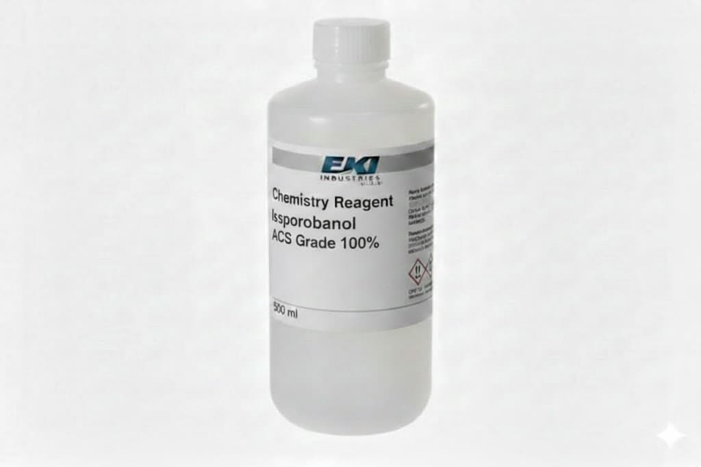 Chemistry Reagent Isopropanol ACS Grade 100%, 500 ml - Each - Image 1