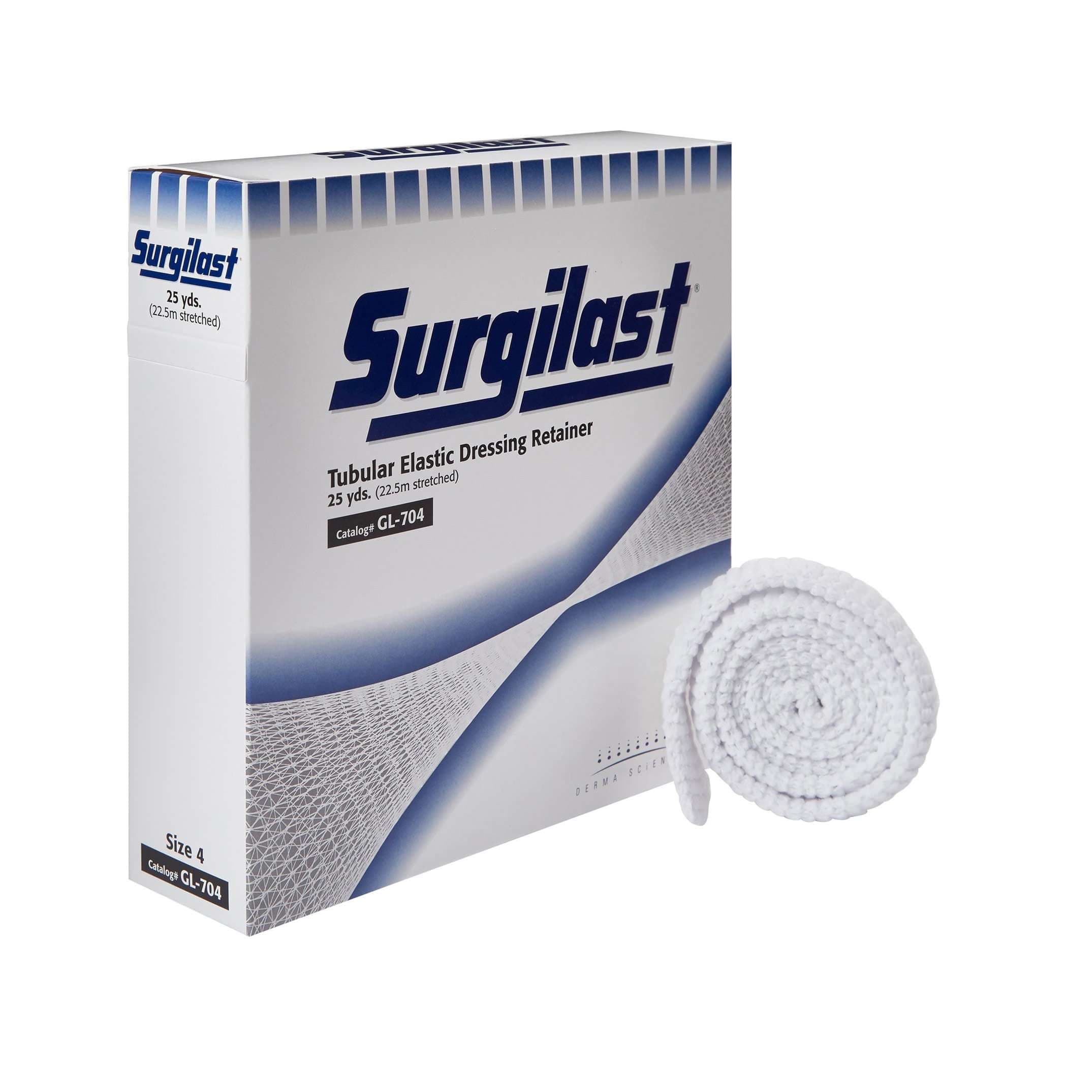 Derma Surgilast Tubular Elastic Bandage Retainer, 25 Yard, Size 4 - Image 1