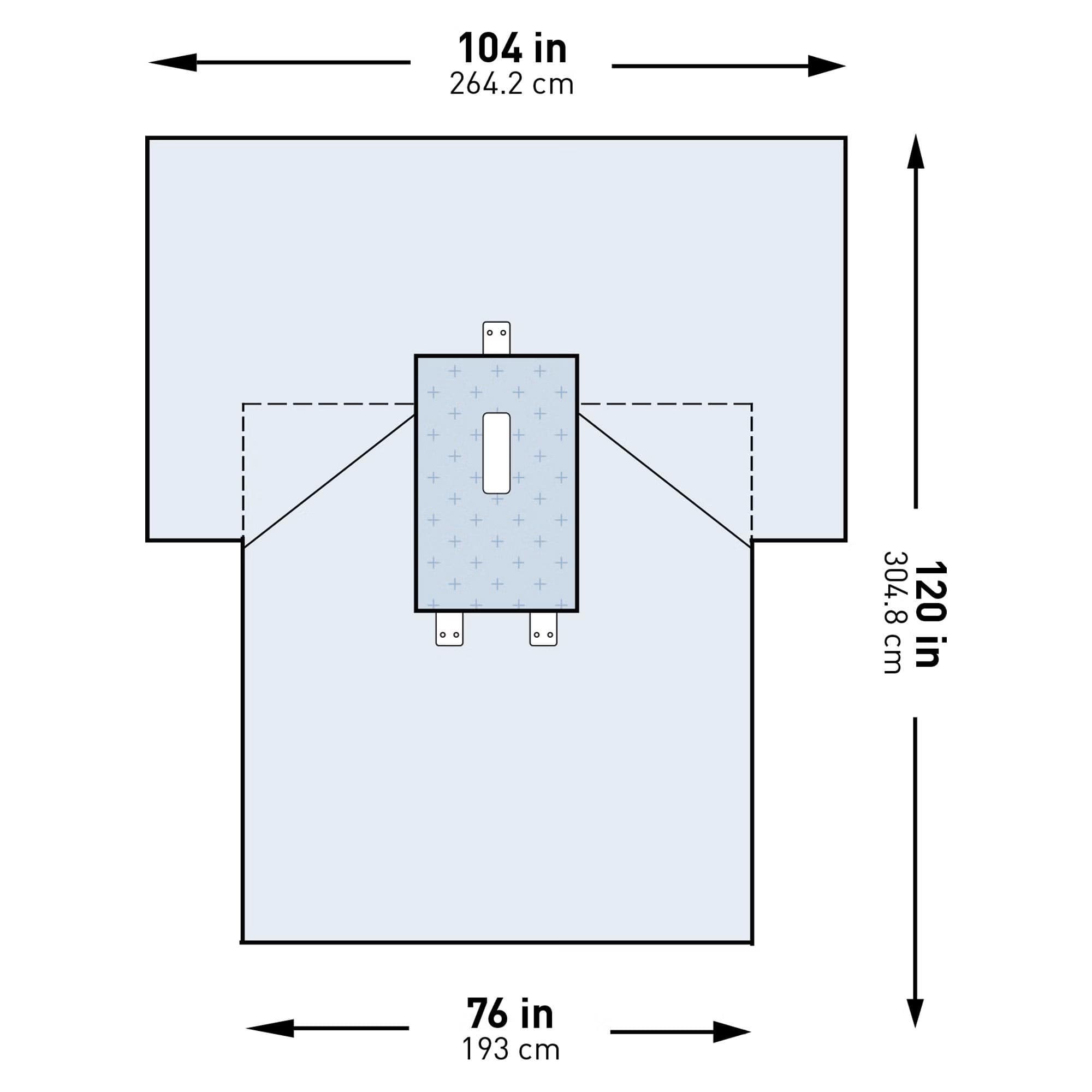 McKesson Abdominal Laparotomy Drape, 104 W x 76 W x 120 L Inch - Each - Image 1