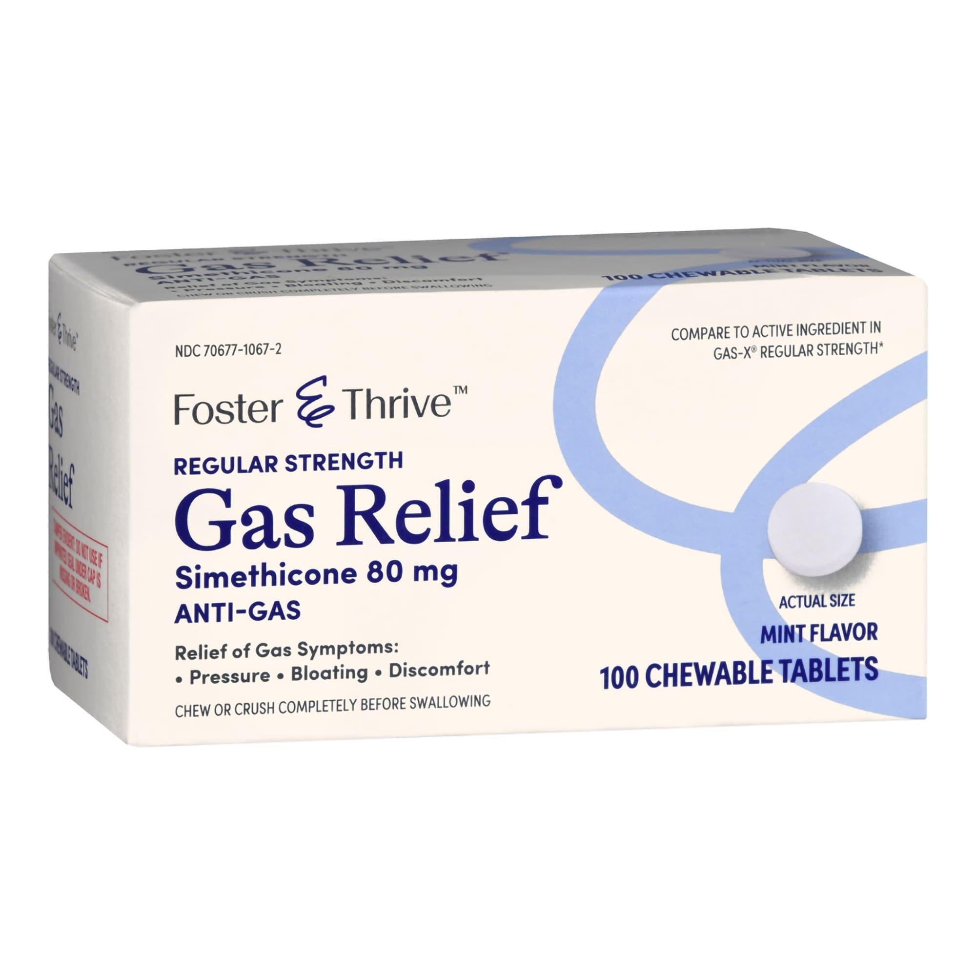 Foster & Thrive Gas Relief Chewable Tablet - Bottle of 100 - Image 6