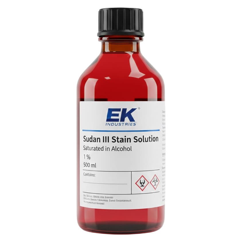 Sudan III Stain Solution, Saturated in Alcohol, 500 ml - Each - Image 1