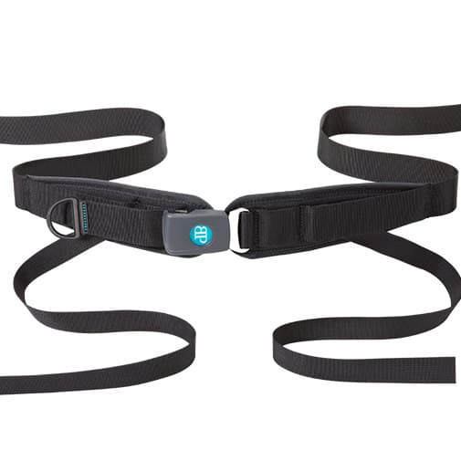 Bodypoint® 4-point padded Hip Belt with sub-ASIS Pad, Large-L62, Push button buckle, Center-pull, Flat-Mount - Image 1