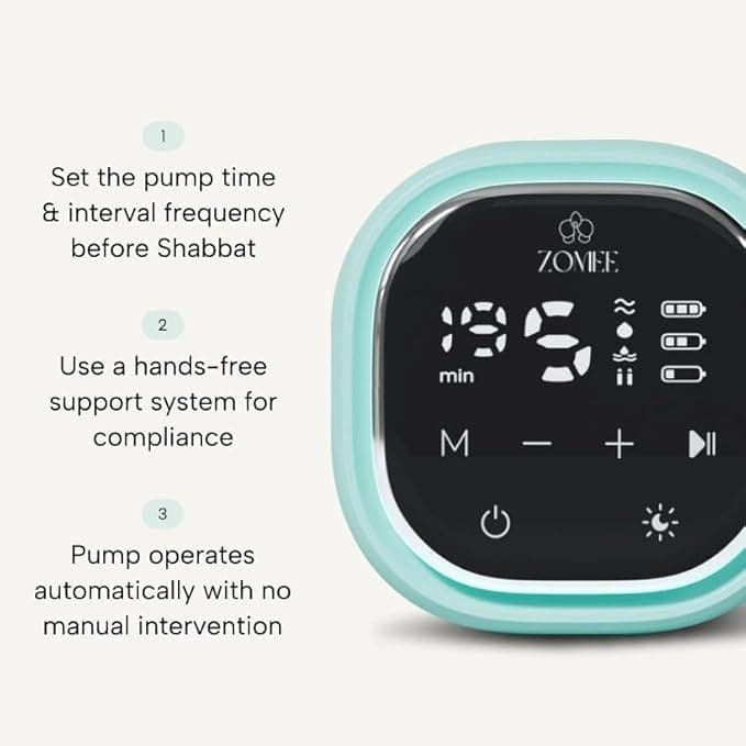 Zomee Z2 Shabbat Mode Edition Hands Free Silicone Collection Cups - Image 3