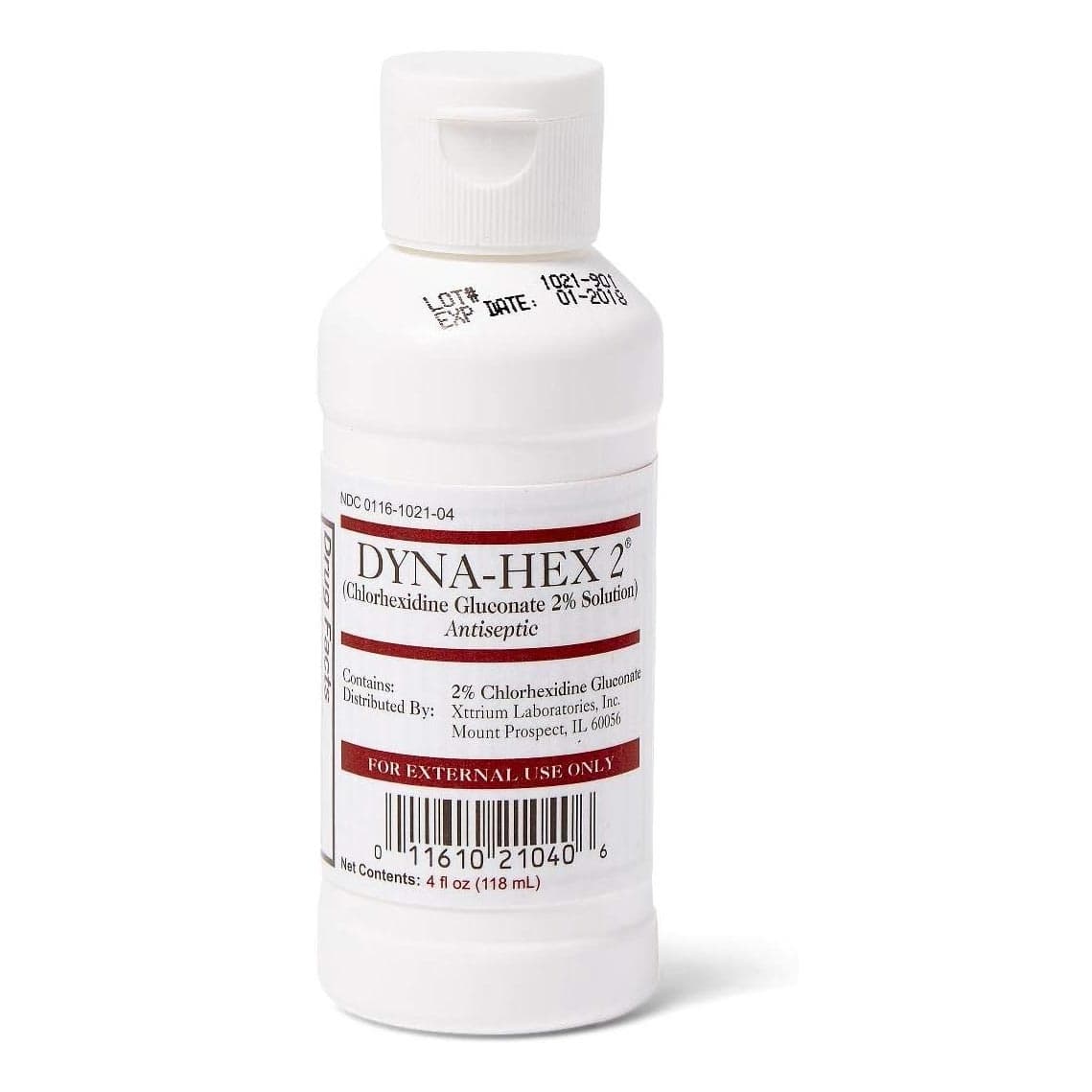 Dyna-Hex 2 2% CHG Surgical Scrub Solution, 4 oz - Case of 48 - Image 1
