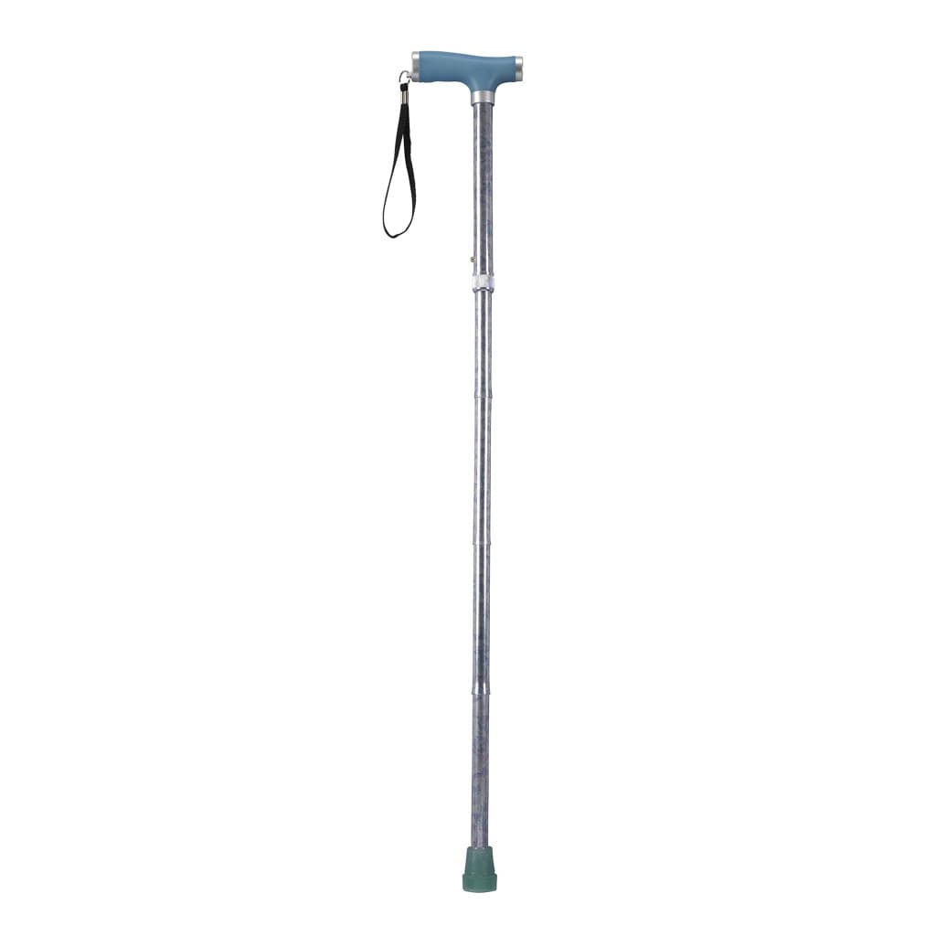 Drive Medical Folding Canes with Silicone Glow Grip Handle and Tip - Case of 6