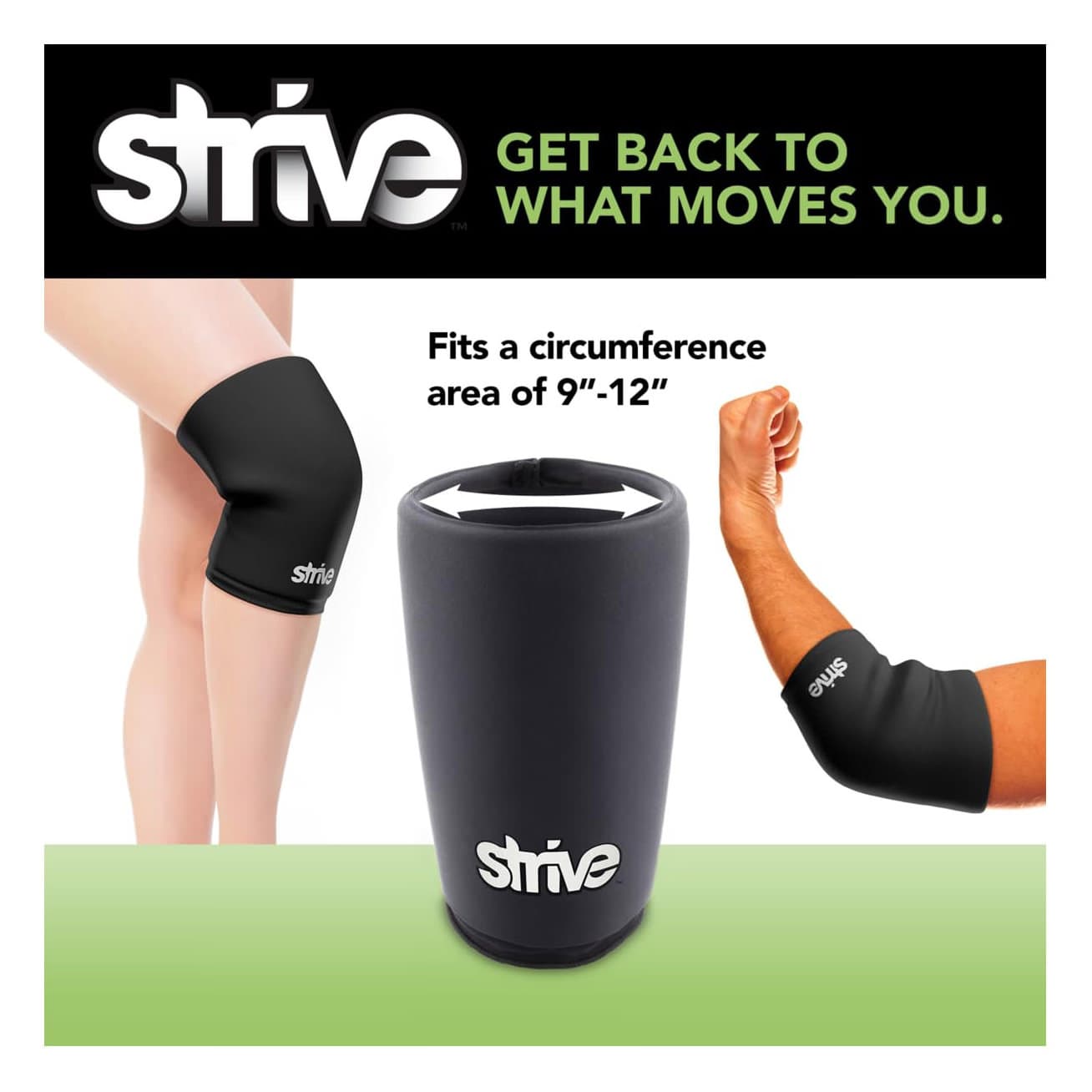 Strive Hot & Cold Gel Pack Sleeve, Elbow & Knee - Image 3