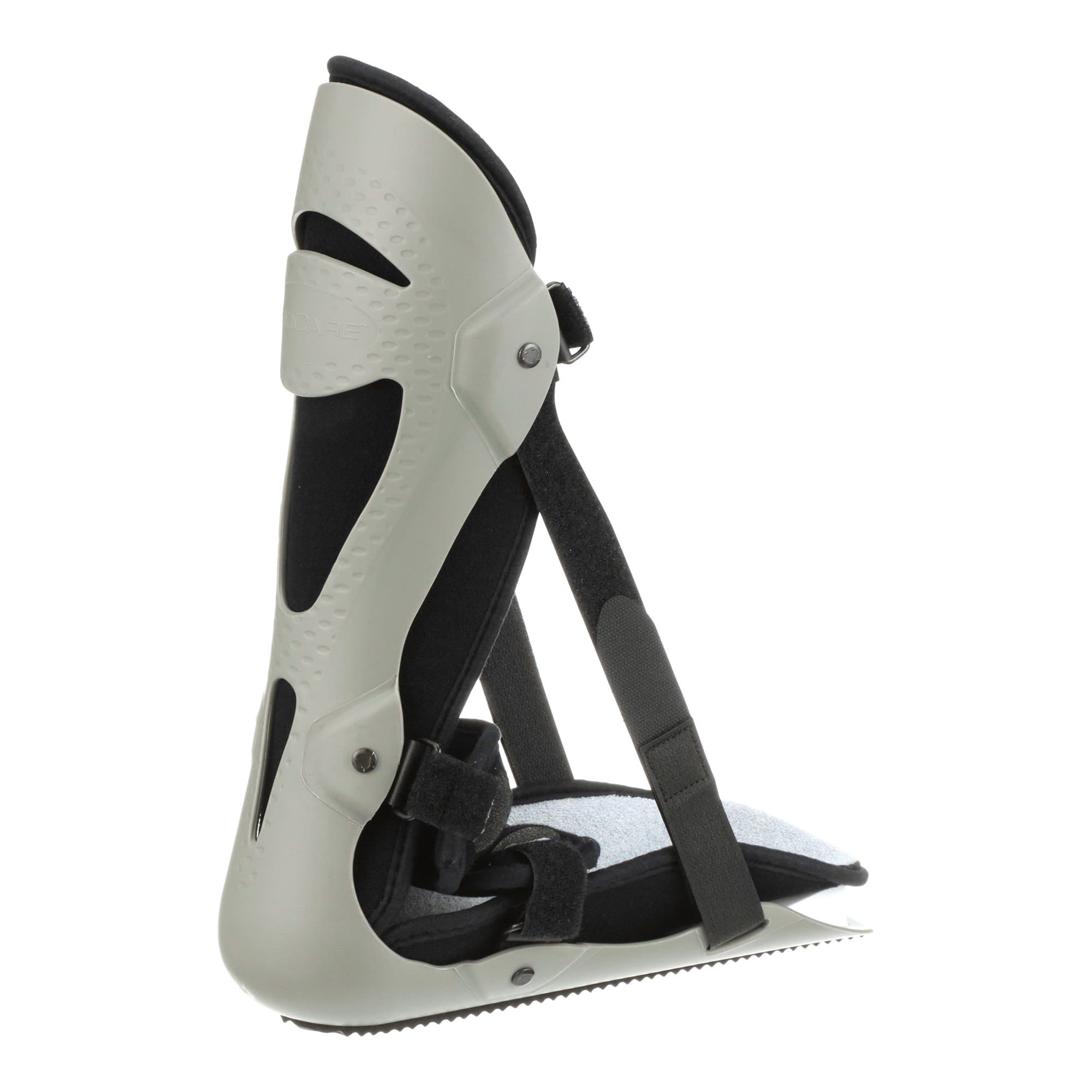 McKesson Plantar Fasciitis Night Splint Hook n Loop Closure Gray-Black - Image 3