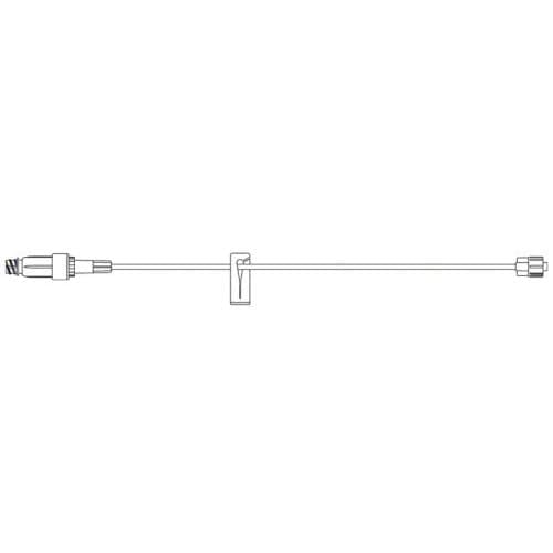 B. Braun Needleless Port Small Bore Extension Set, 1 Port - Case of 100 - Image 1