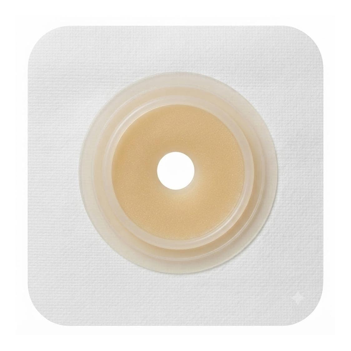 Securi-T 2-Piece Extended Wear Solid Hydrocolloid Flat Wafer, Upto 1-1/4 Inch - Box of 5 - Image 1
