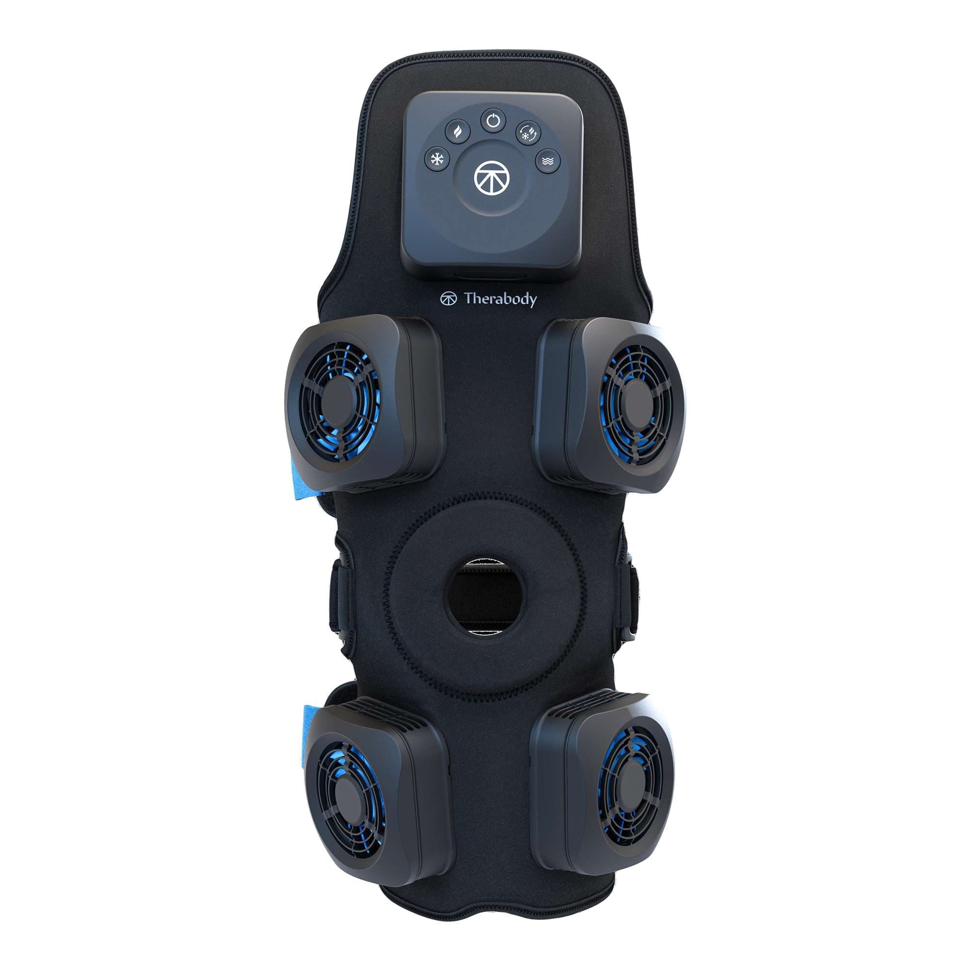 Therabody RecoveryTherm Hot and Cold Vibration Knee Therapy, Black - Image 1