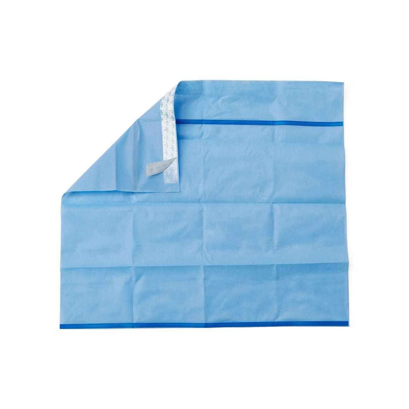 Medline General Purpose Drape Blue-White, 18 x 26 Inch - Box of 50 - Image 1