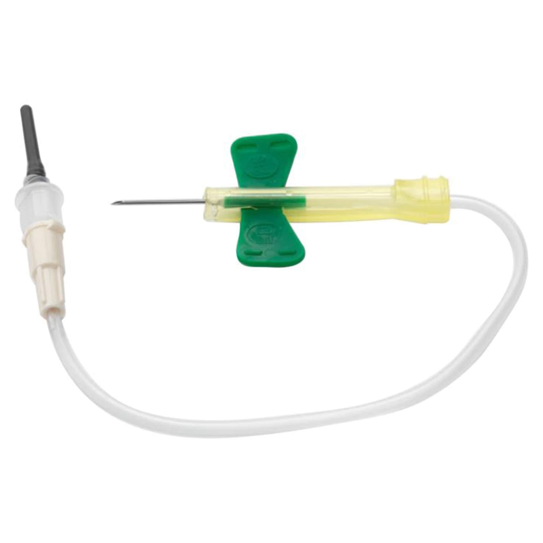 BD Vacutainer Safety-Lok Blood Collection Set, 12 Inch, 21 Gauge, Green - Each - Image 1