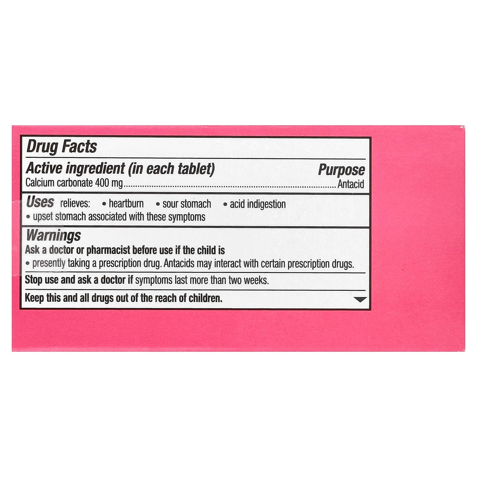Pepto Bismol, Kids, Pepto Chewables Tablet , Bubblegum Flavor, 24 Count - Each - Image 3