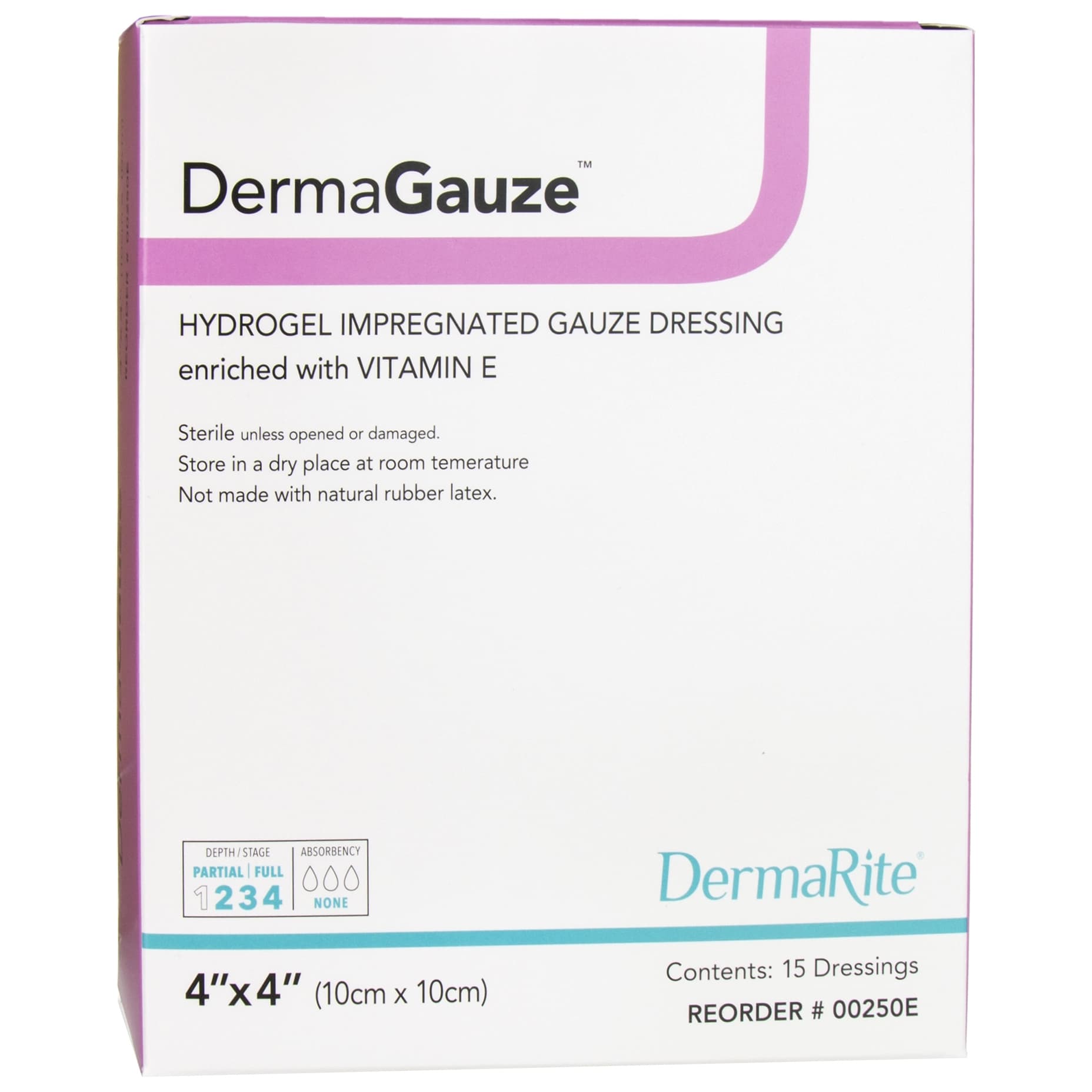 DermaGauze Hydrogel Impregnated Gauze Dressing - Image 3