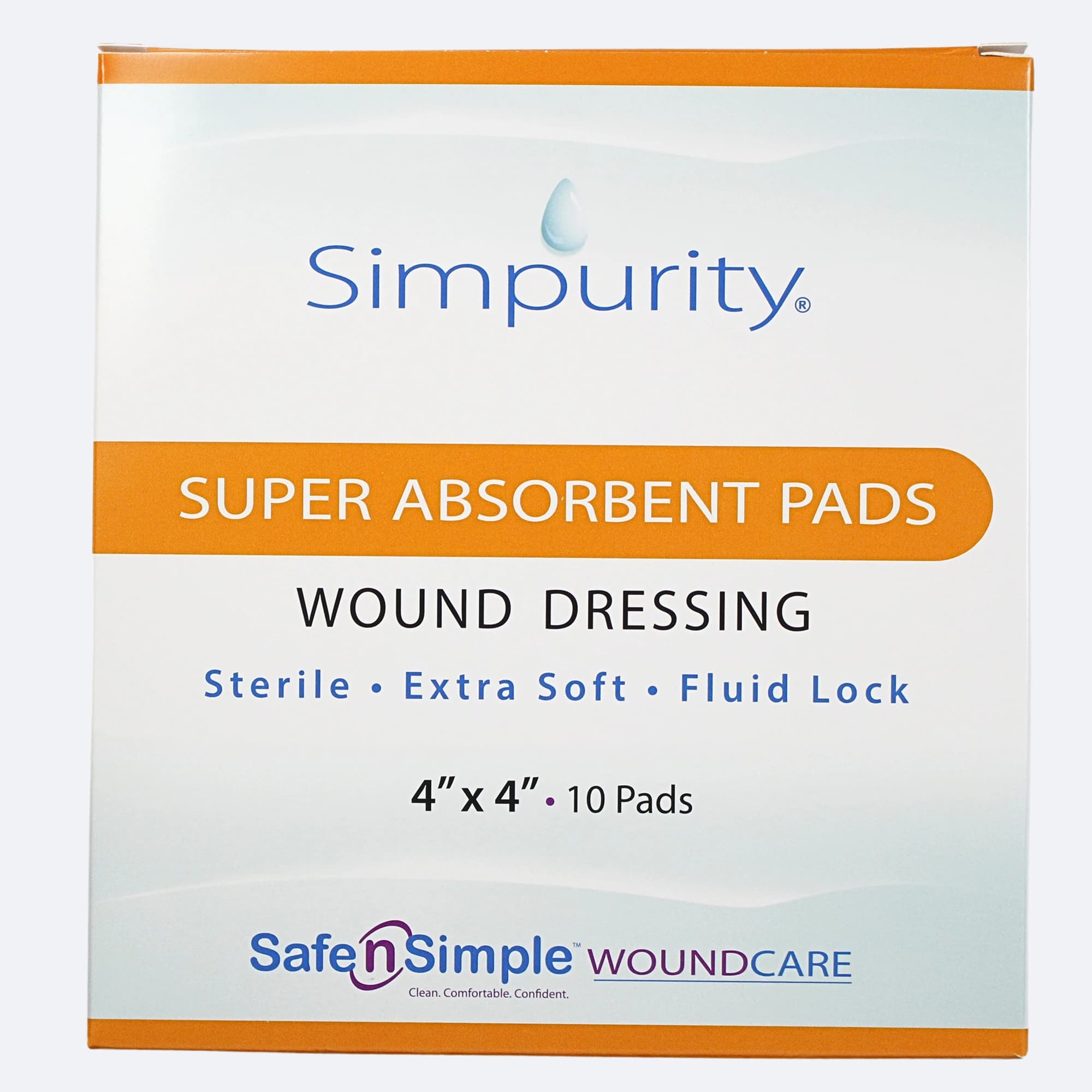 Simpurity Super Absorbent Dressing Pads - Image 1