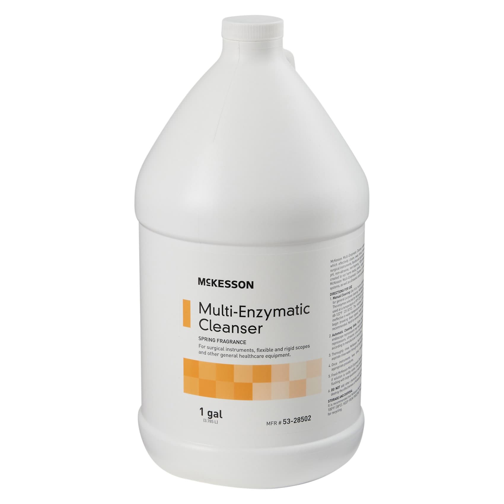 McKesson Spring Fresh Scent Multi-Enzymatic Instrument Detergent, 1 Gallon - Image 1