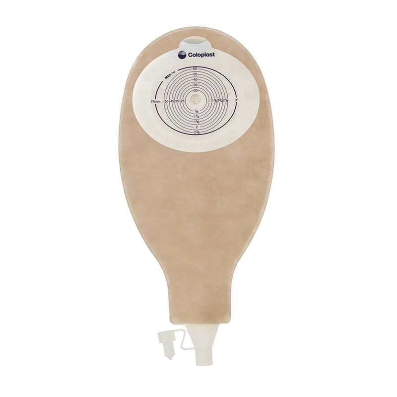 SenSura 1-piece Post-Op Pouch with Window, 10-76 mm Stoma, Sterile - Box of 5 - Image 1