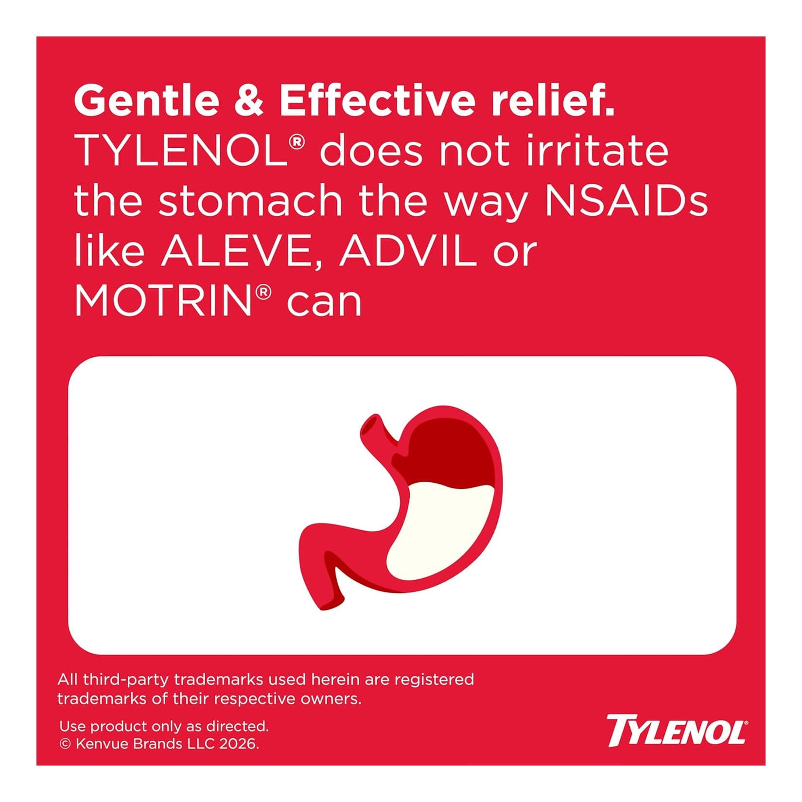 Tylenol Extra Strength Caplets, Easy to Swallow, 500 mg, 100 Count - Each - Image 3