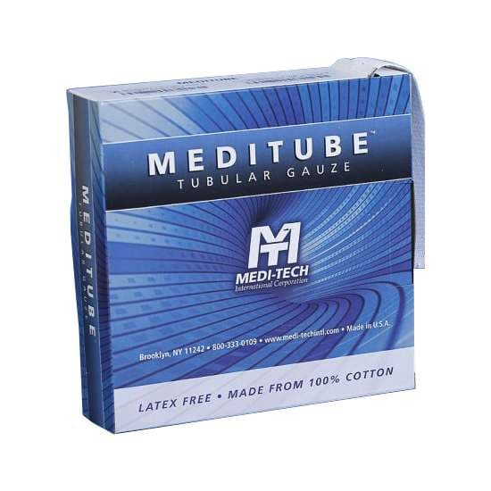 Meditube Tubular Retainer Dressing White NonSterile, 5/8 Inch x 50 Yard - Box of 1 - Image 1