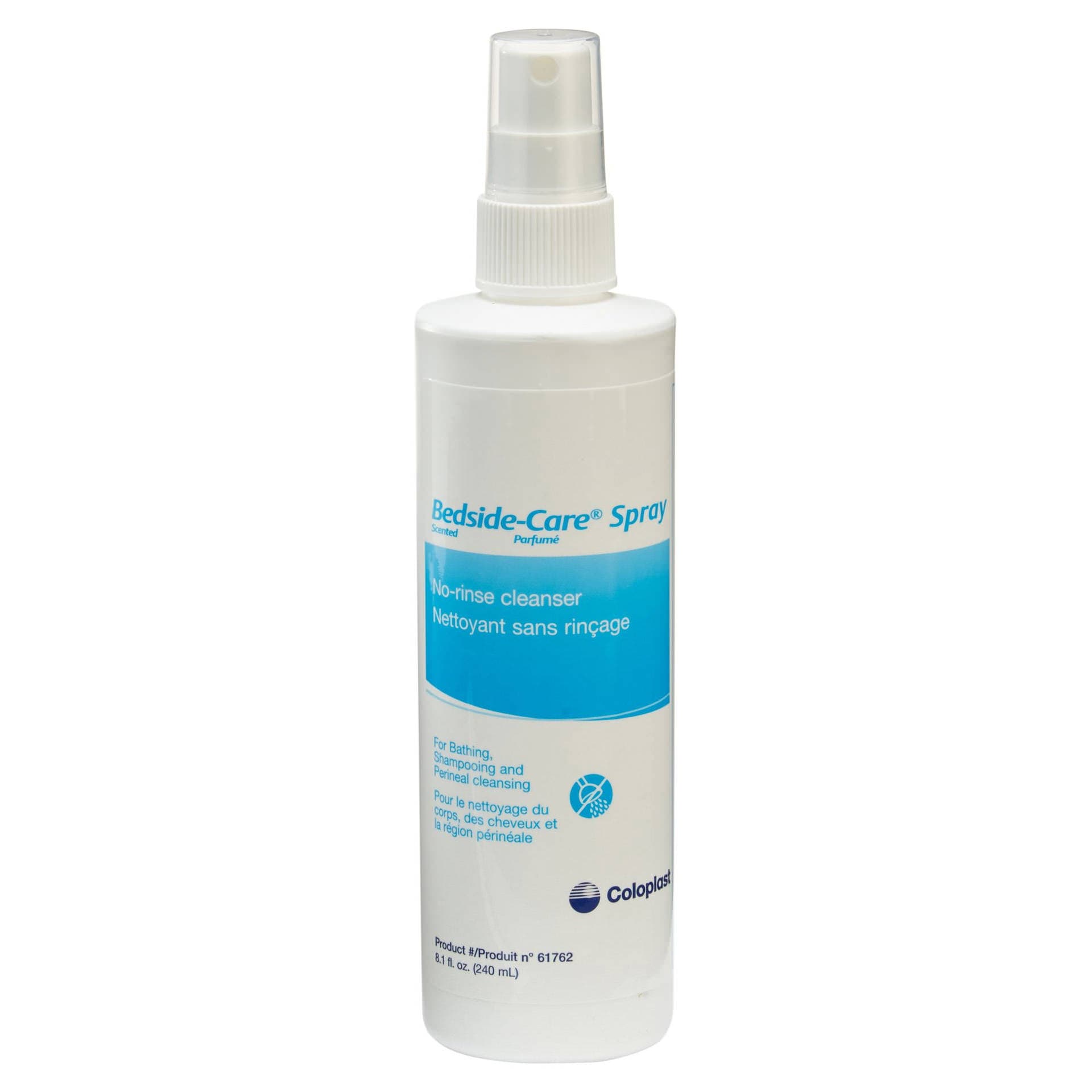Bedside-Care Sensitive Skin Rinse-Free Shampoo and Body Wash Spray Bottle - Case of 12 - Image 1