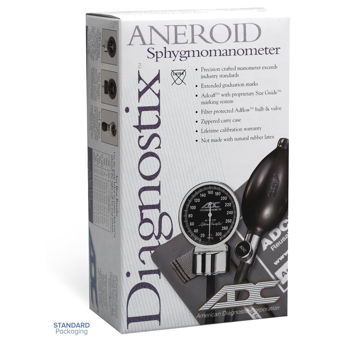 Diagnostix Pocket-Style Aneroid Sphygmomanometer – Adult, 2-Tube - Image 6