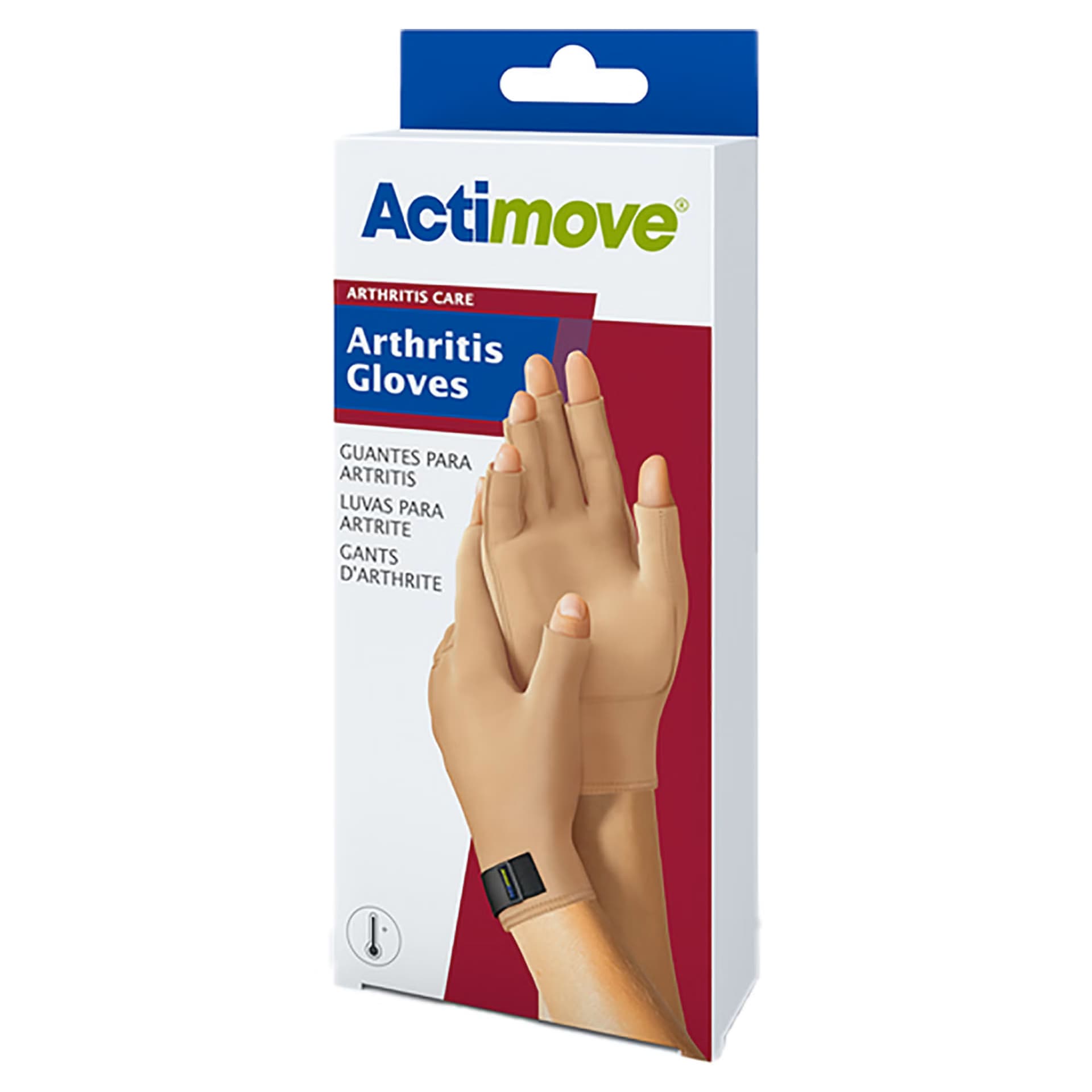 Actimove Arthritis Gloves, Beige - Image 3