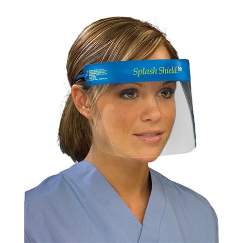 Splash Shield Lite Short Face Shields - Case of 200 - Image 1