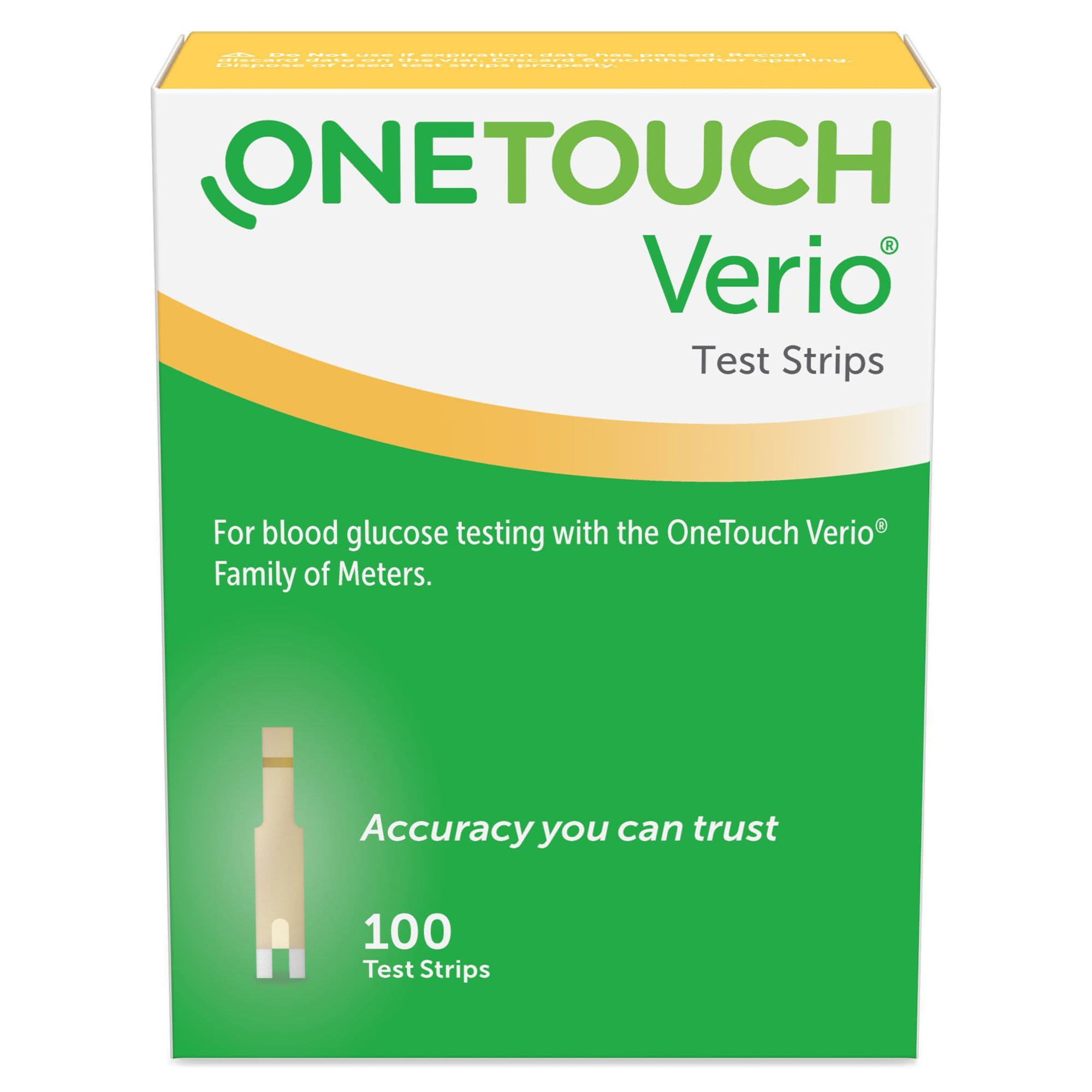 LifeScan OneTouch Verio Diabetes Test Strip - Image 1