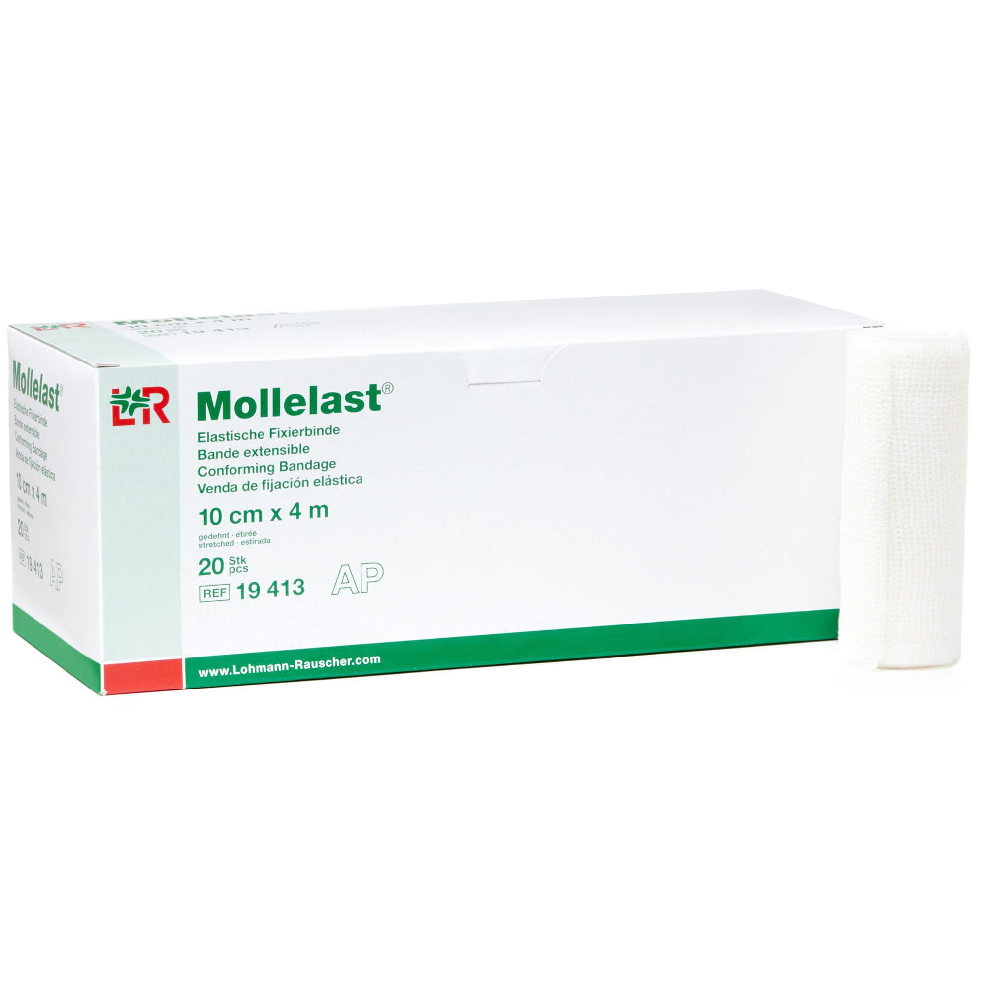 Mollelast Conforming Bandage, 4 Inch x 4.4 Yard - 360/Case - Image 1